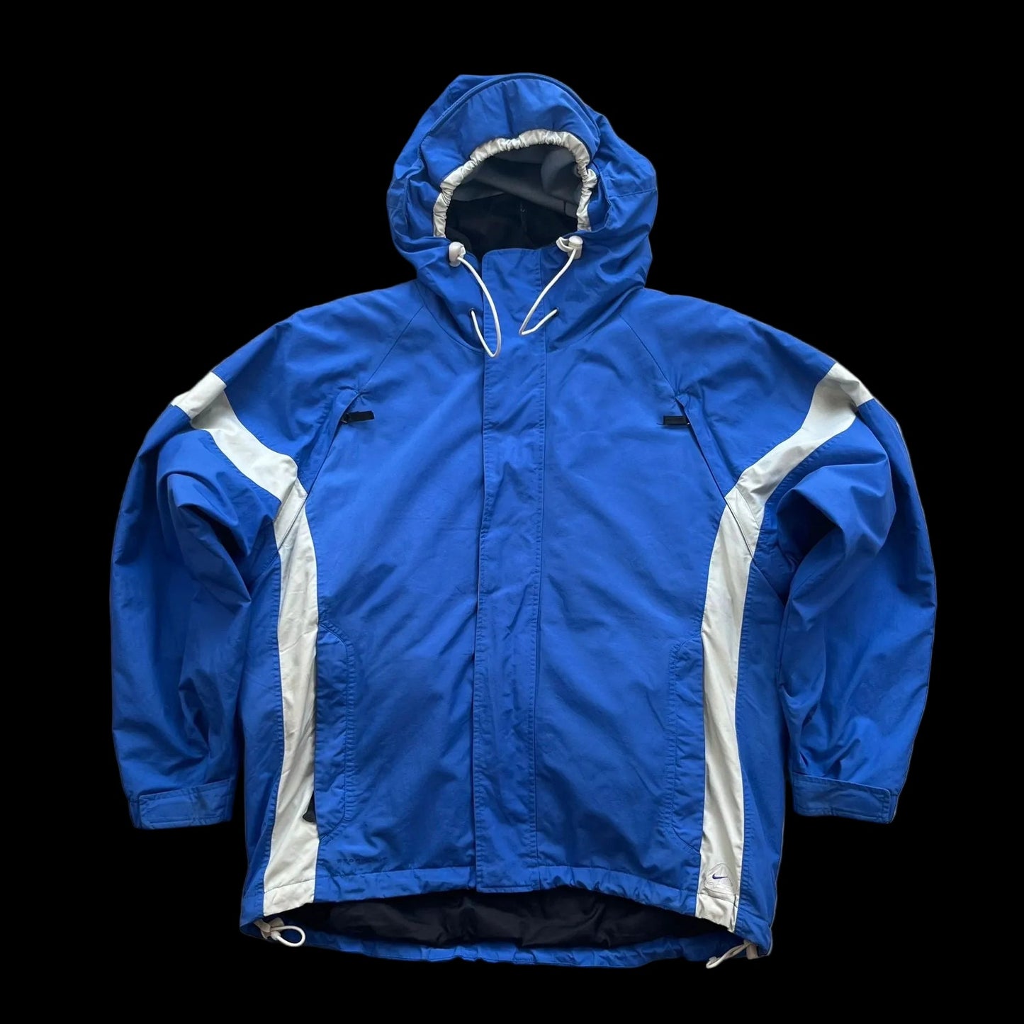 Nike ACG 3 Layer Hooded Waterproof Shell Jacket Blue (L)