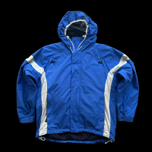 Nike ACG 3 Layer Hooded Waterproof Shell Jacket Blue (L)