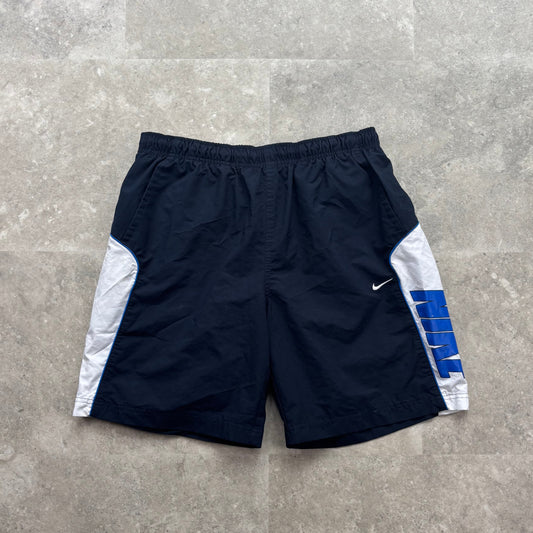Vintage Nike Athletic Dept. Navy Blue Sports Shorts – Size Large