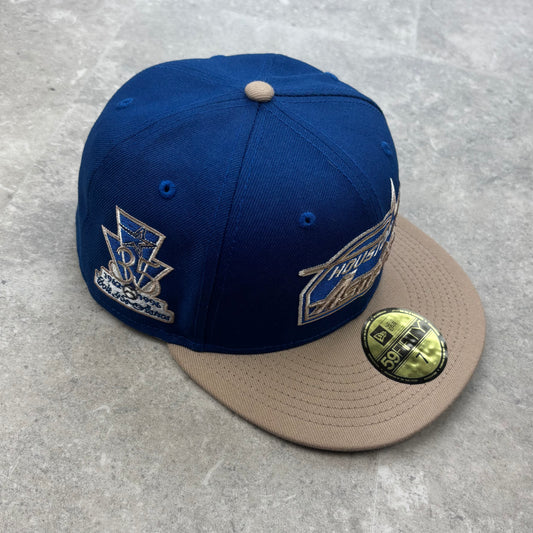 New Era 59FIFTY Houston Astros 35th Anniversary Cooperstown Fitted Cap – Royal Blue/Tan (Size 7)