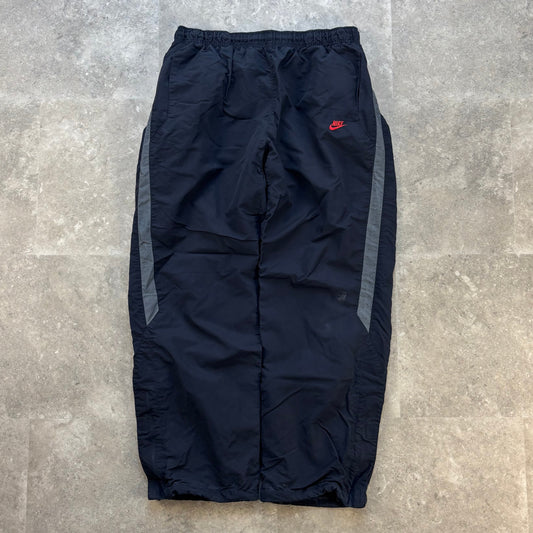 Nike Sportswear Track Pants – Black / Grey Side Panels (L)