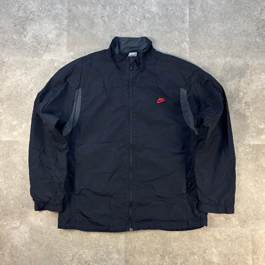 Nike Sportswear Windbreaker Jacket – Black/Grey/Red (L)