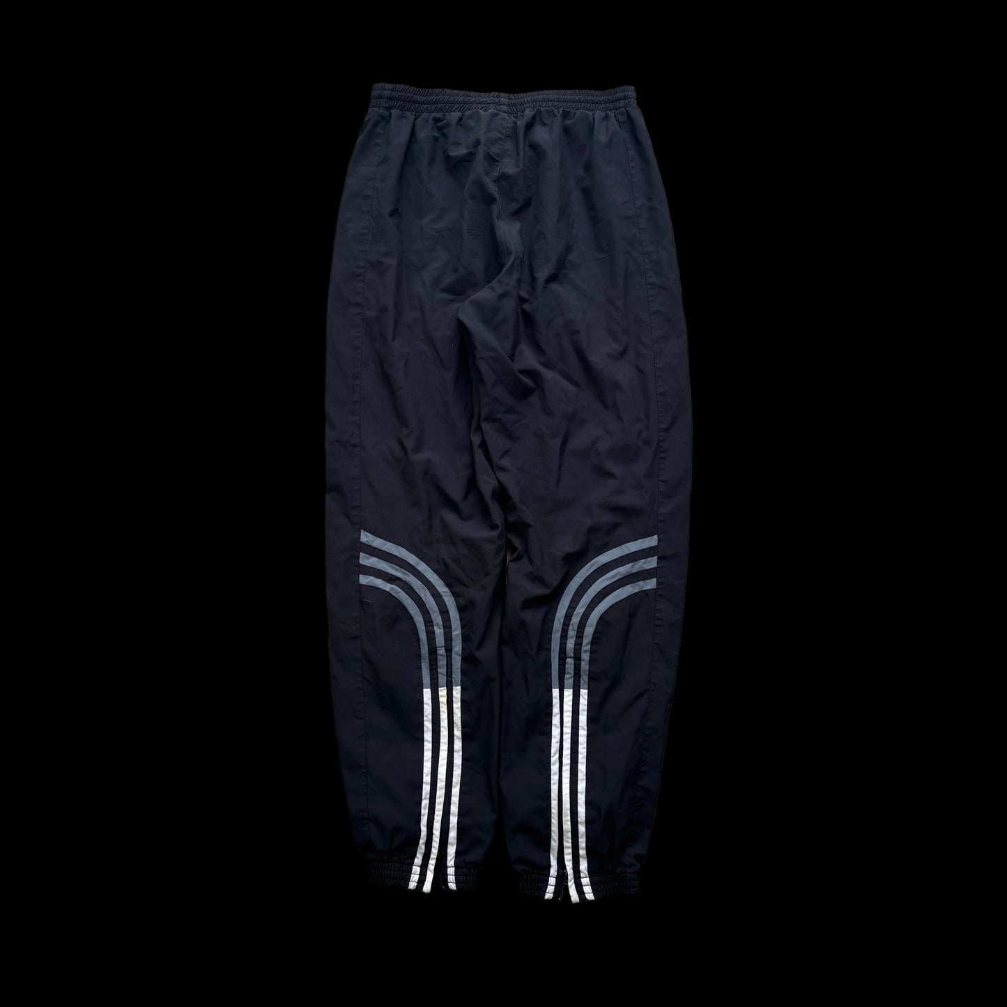 Adidas Vintage 3 Stripe Track Pants Black (L)