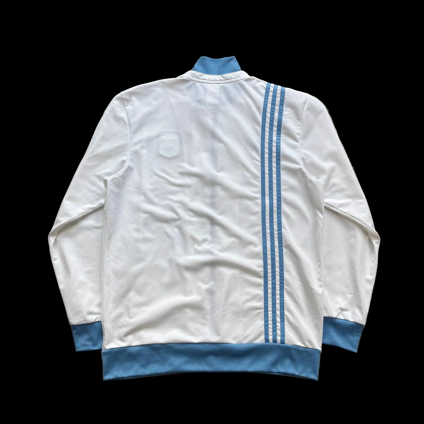 Adidas Argentina Football Track Jacket White Blue Full Zip (L)