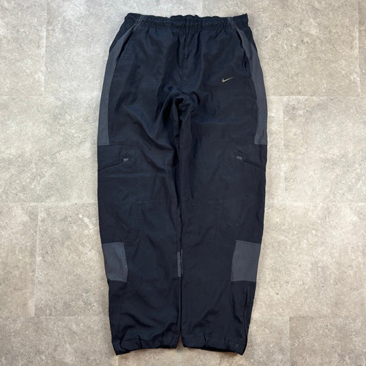 Nike Utility Track Pants with Cargo Pockets – Black/Grey (Men’s Large)