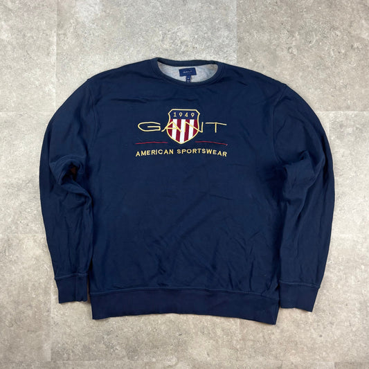 GANT 1949 American Sportswear Sweatshirt – Navy (Men’s XL)