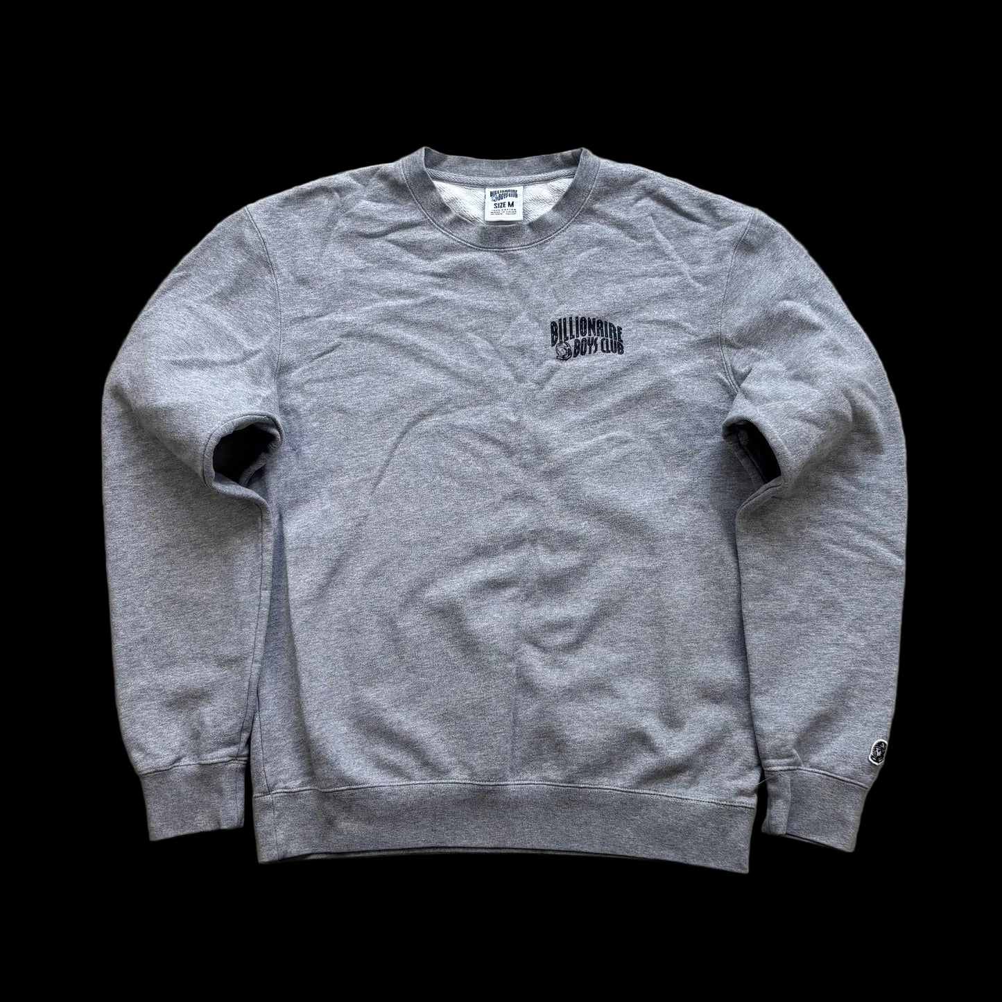 Billionaire Boys Club Small Logo Crewneck Sweatshirt Grey Size M